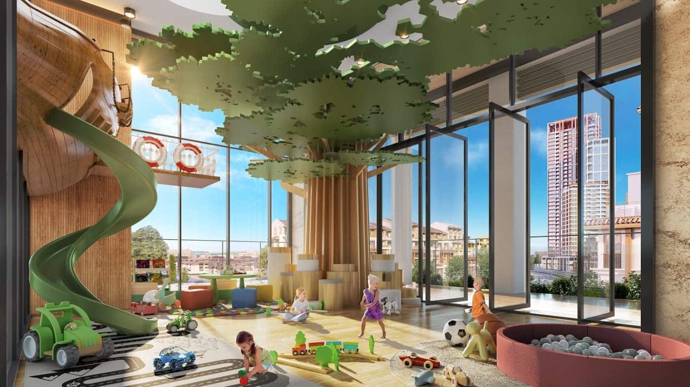 Không gian dành cho trẻ cũng được chăm chút tỉ mỉ tại Sun Cosmo Residence Da Nang.