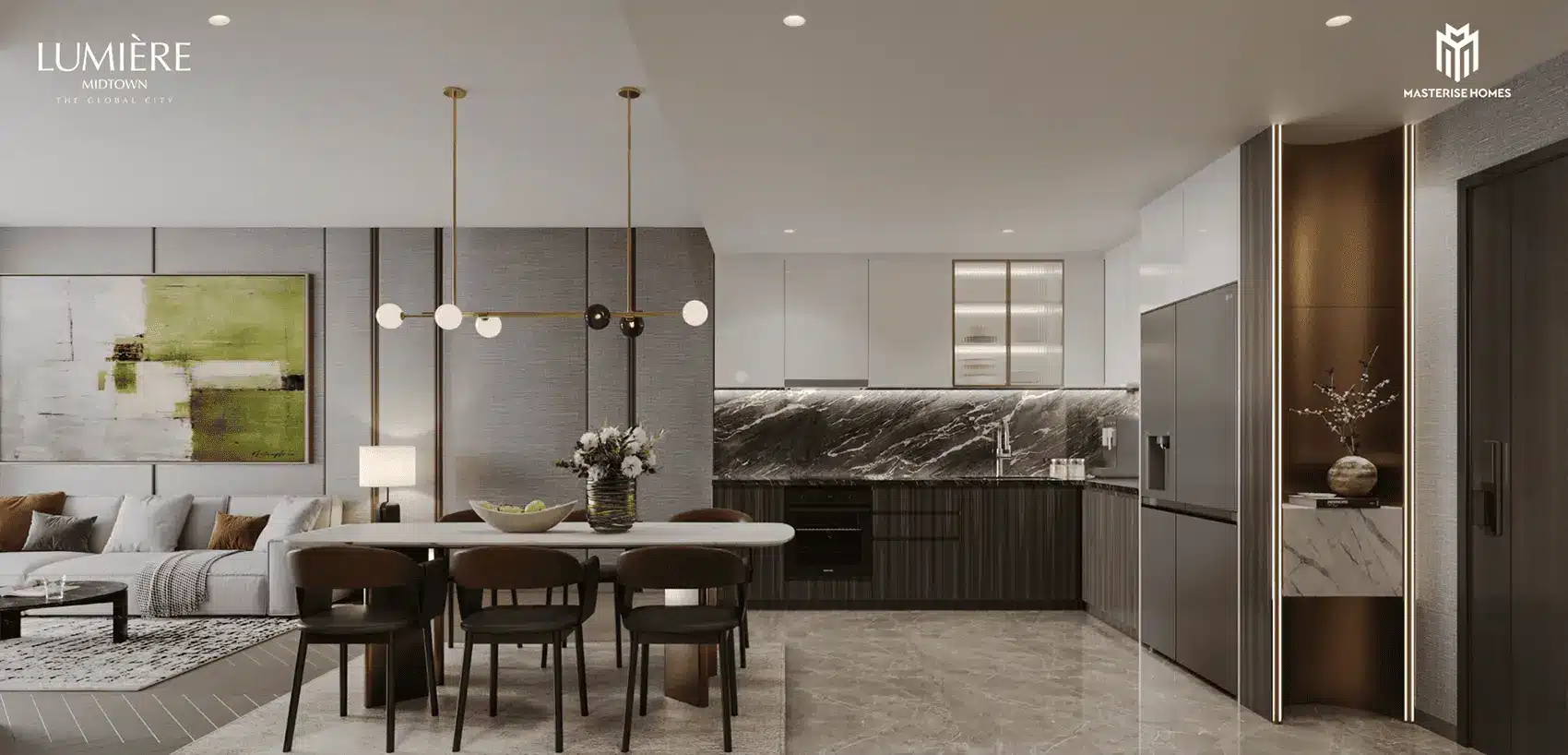 Căn hộ LUMIÈRE Midtown thiết kế hiện đại, tối ưu không gian sống với nội thất tinh tế và tiện ích đẳng cấp.