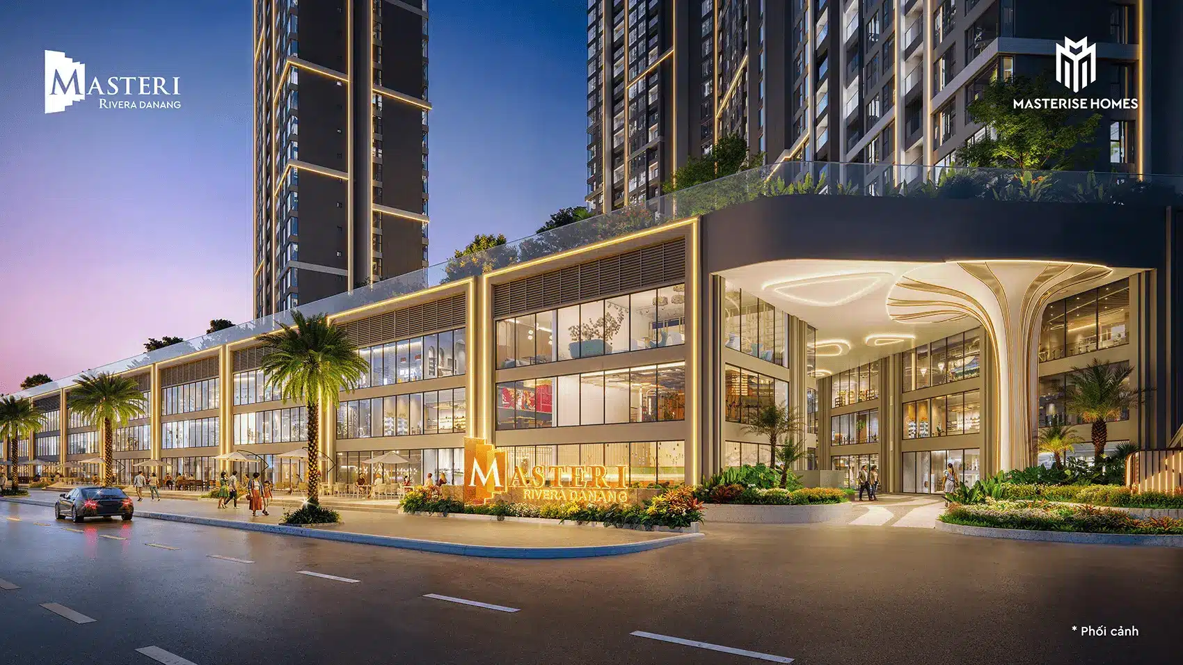 Dự án Masteri Rivera Đà Nẵng với thiết kế hiện đại và tiện ích đẳng cấp tại trung tâm quận Hải Châu.