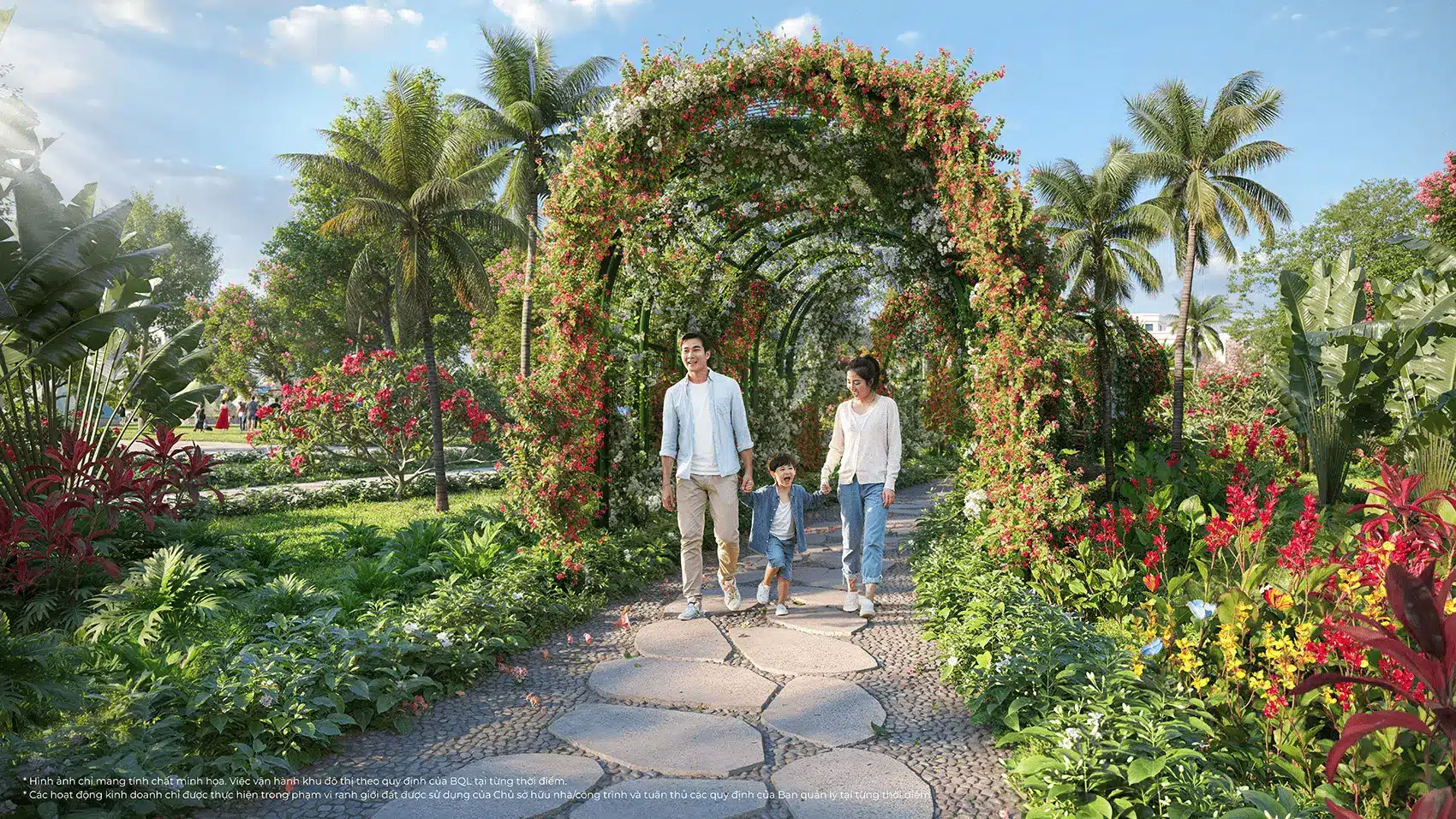 Khuôn viên xanh tươi và đa dạng tại Vinhomes Green City, mang lại chuẩn mực sống mới cùng tiện ích vượt trội cho cư dân.