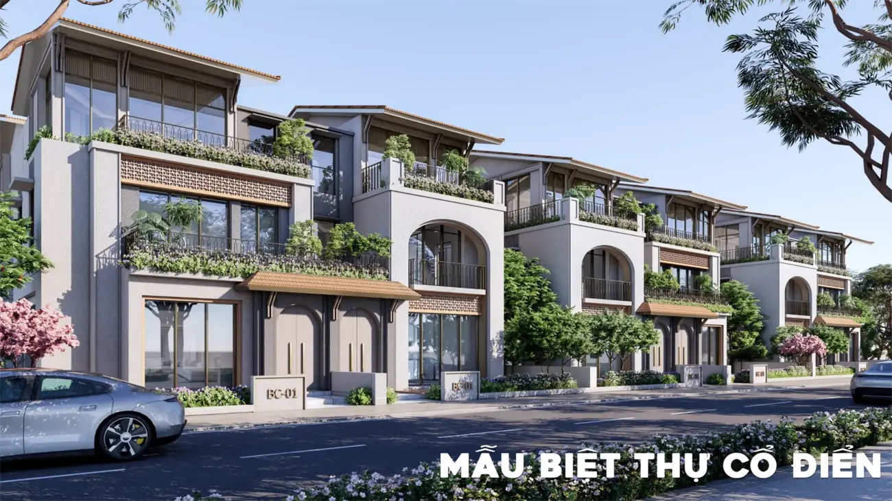 Biệt thự sang trọng tại đảo Thiên đường thuộc dự án Charmora City của Tập đoàn Sun Group.